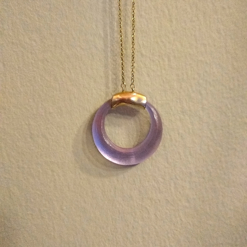 Alexis bittar purple pendant Necklace
